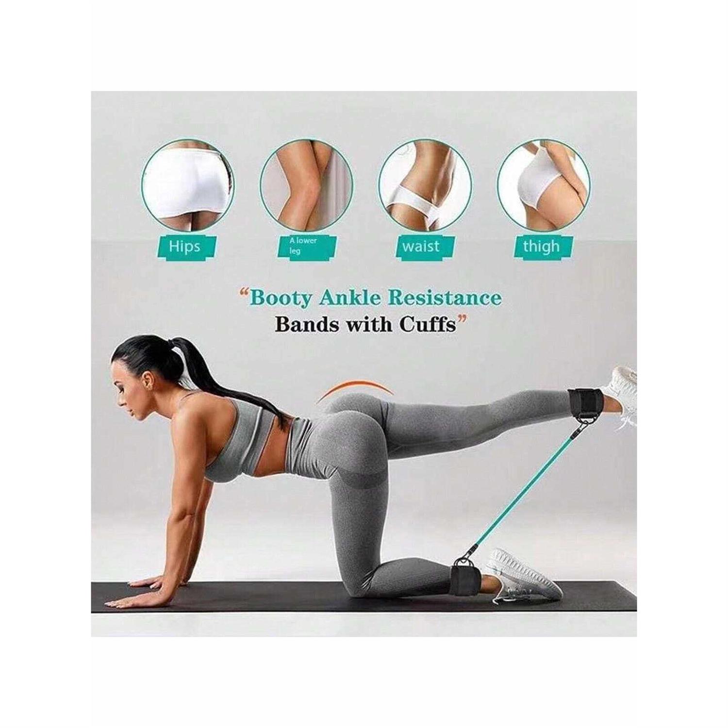 1 Set Sport Fitness Ankle Resistance Band, Suitable For Legs And Buttocks Muscle Exercise Trainer - Image 3