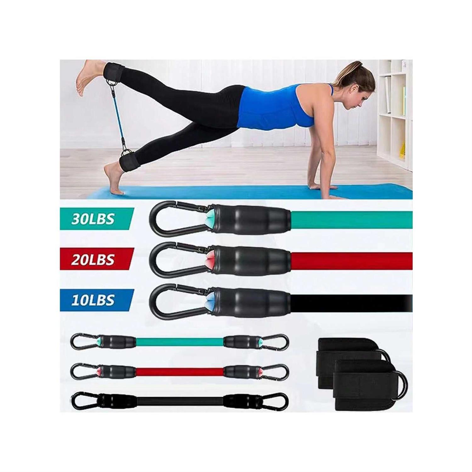 1 Set Sport Fitness Ankle Resistance Band, Suitable For Legs And Buttocks Muscle Exercise Trainer - Image 5