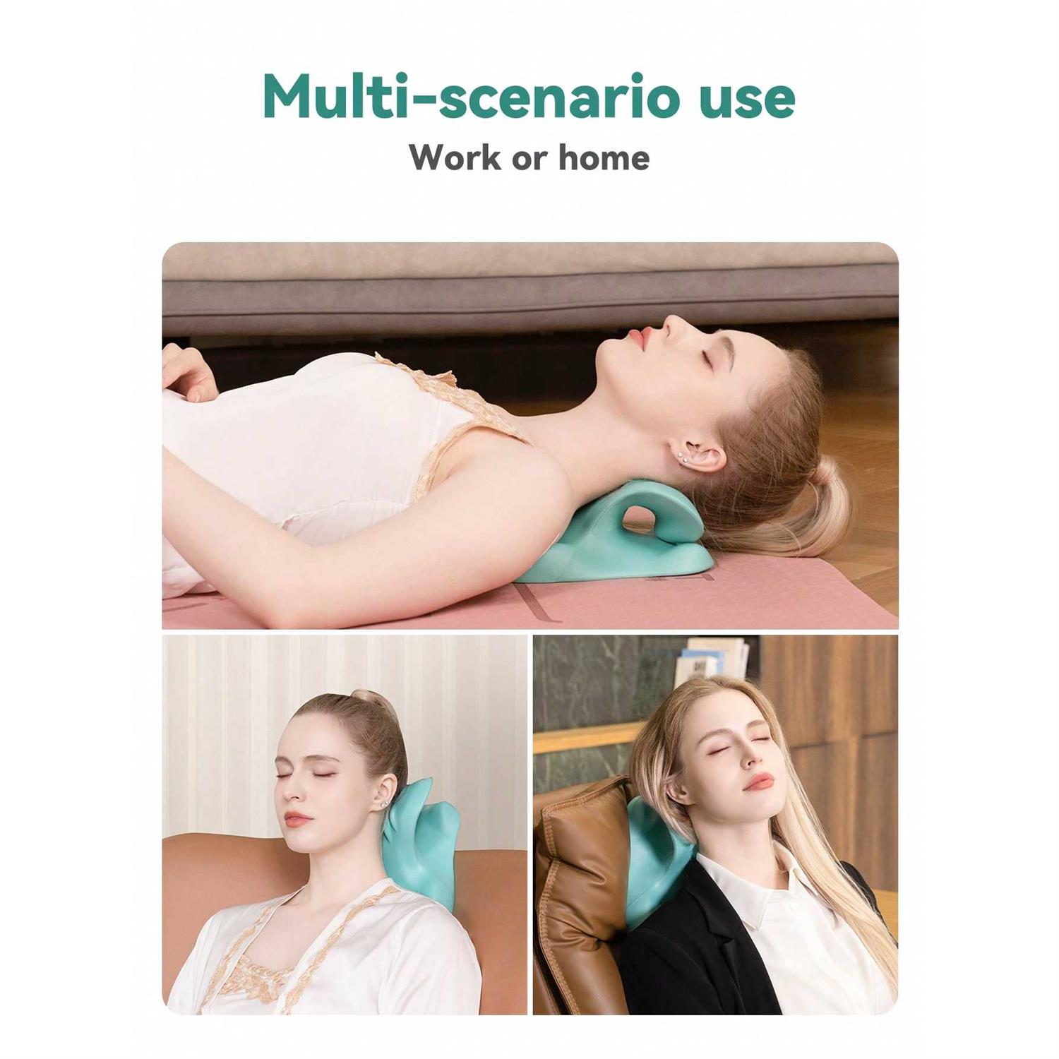 1pc Neck And Shoulder Relaxer, Cervical Traction Device And Cervical Spine Alignment, Chiropractic Pillow Neck Stretcher - Image 4