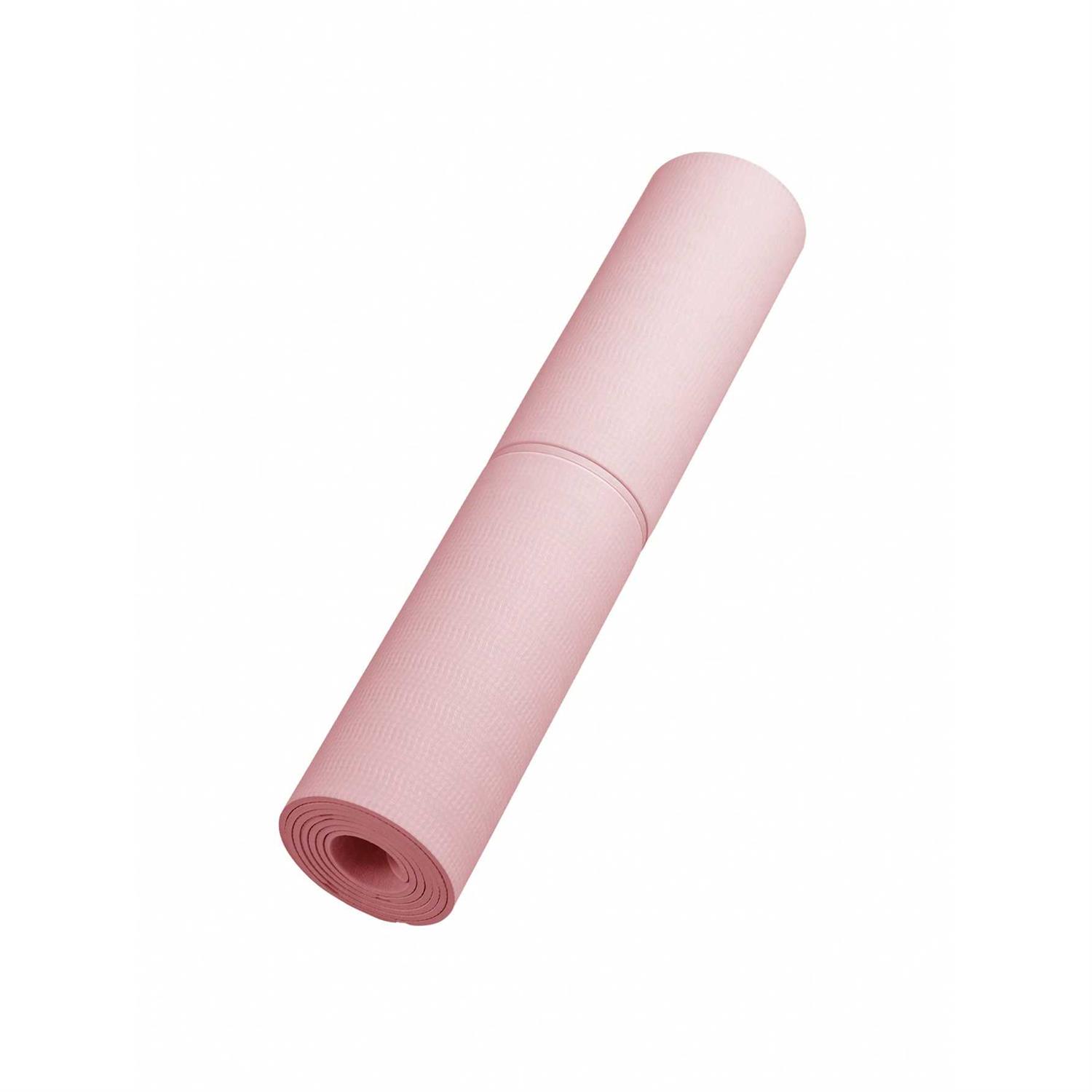 4mm Foldable Yoga Mat, Pink Non-Slip Convenient Pilates Exercise Fitness Pad - Image 5