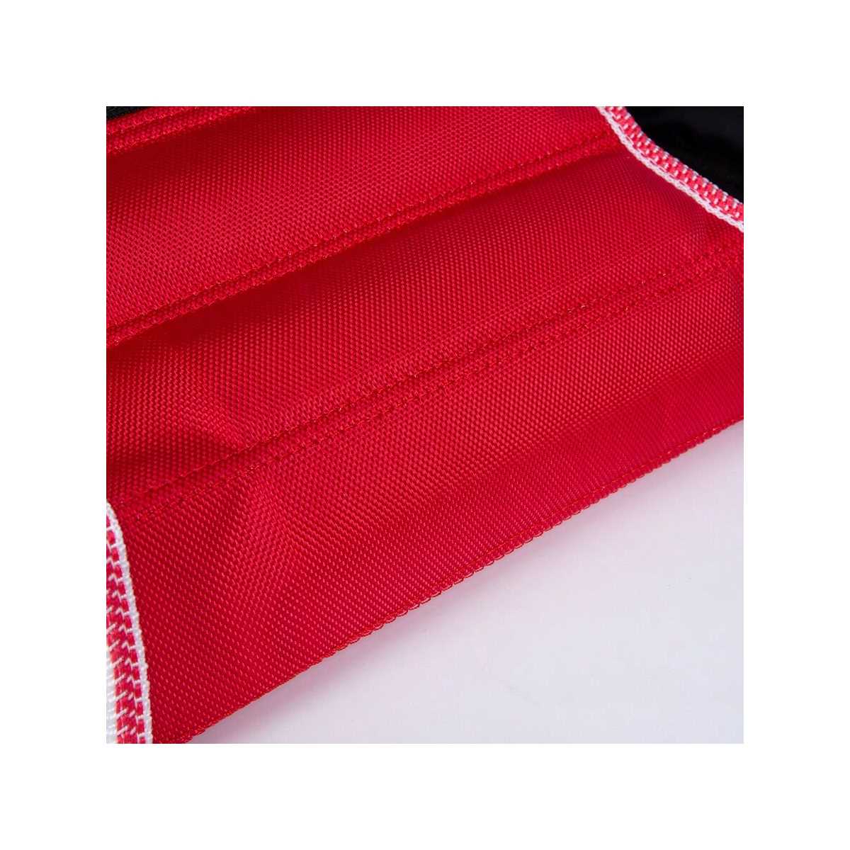 1pc Red Oxford Cloth Unisex Martial Arts Chest Guard For Boxing, Taekwondo Training - Image 3
