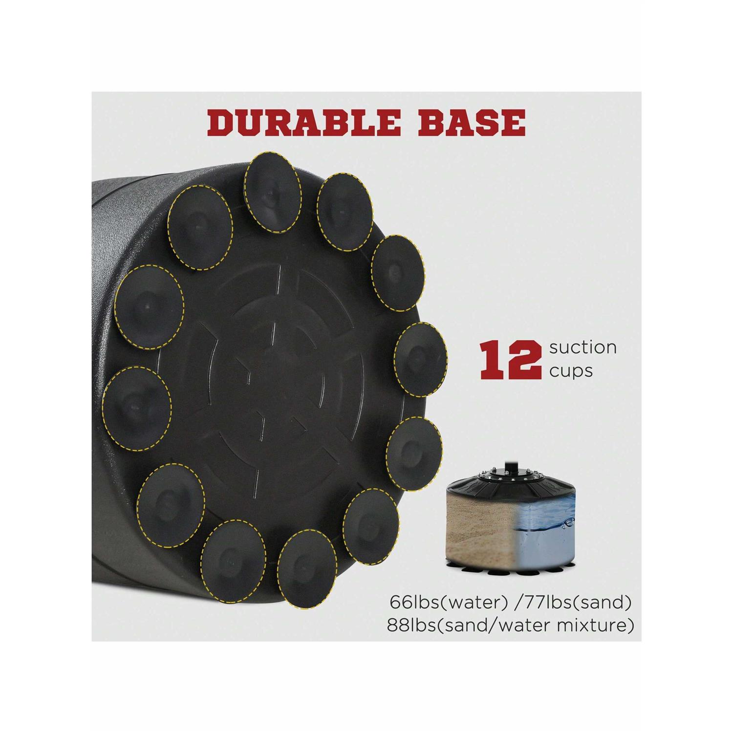 Outsunny 9' X 6' Outdoor Storage Shed, Garden Tool House With Foundation, 4 Vents And 112 Easy Sliding Doors For Backyard, Patio, Garage, Lawn, Yellow - Image 6