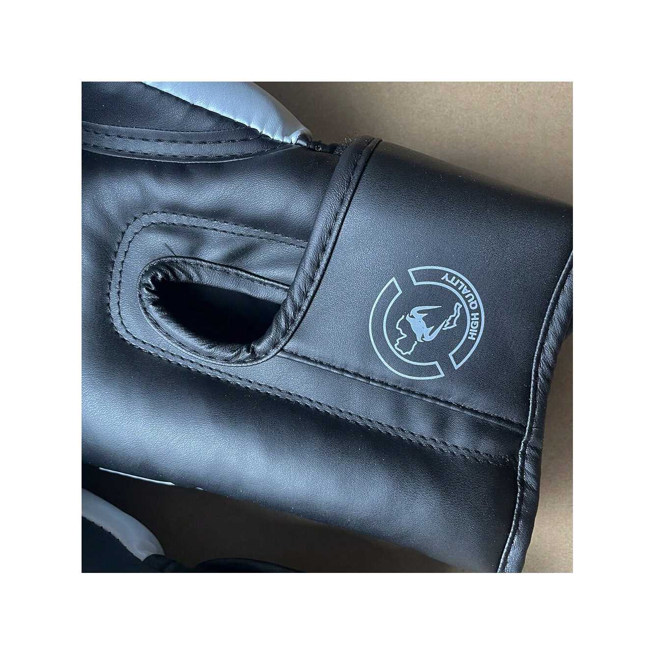 VE Glassic Black-White Color Boxing Gloves Breathable Comfortable Muay Thai Fight Kickboxing Mma Gloves Gym Beginner Training Boxing Gloves - Image 3