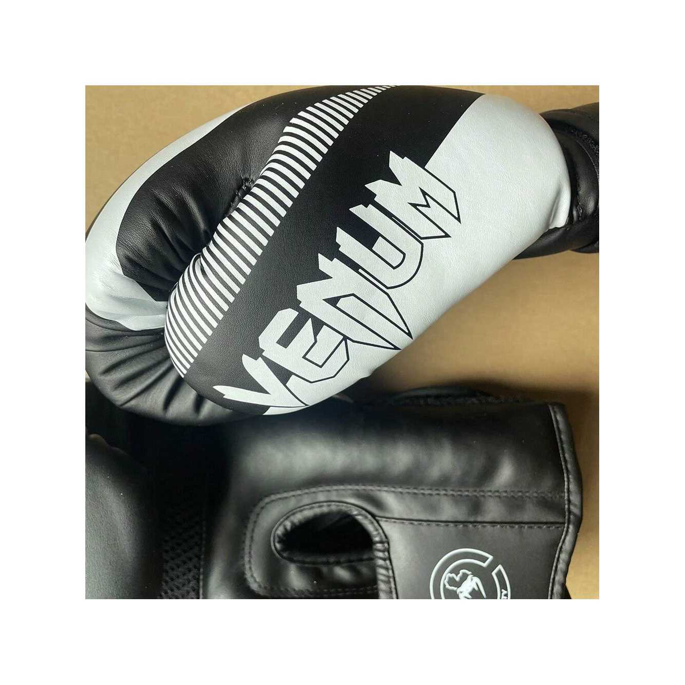 VE Glassic Black-White Color Boxing Gloves Breathable Comfortable Muay Thai Fight Kickboxing Mma Gloves Gym Beginner Training Boxing Gloves - Image 6
