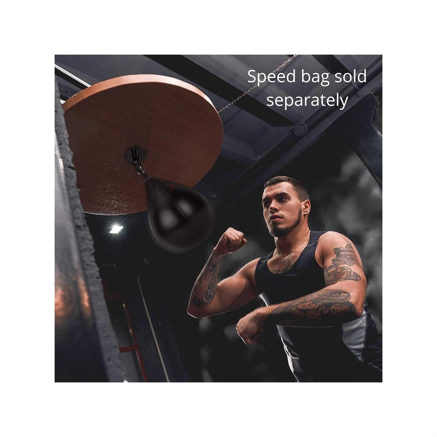 Speed Bag Swivels - Stainless Steel Speedbag Swivel - Boxing Swivel With 360° Ball Bearing - Complete Speed Bag Mount Hardware Kit - Easy Setup On Hanging Punching Speed Bag Platform Stand - Image 5