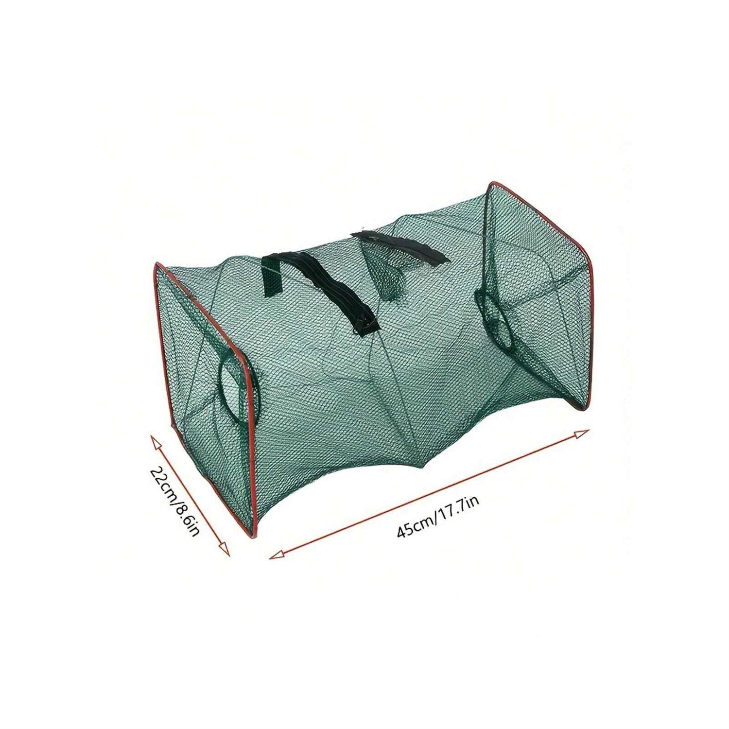 1pc Outdoor Fishing Trap, Crab Cage, Lobster Catching Net, Foldable Cast Net Fish Cage Outdoor Net - Image 7