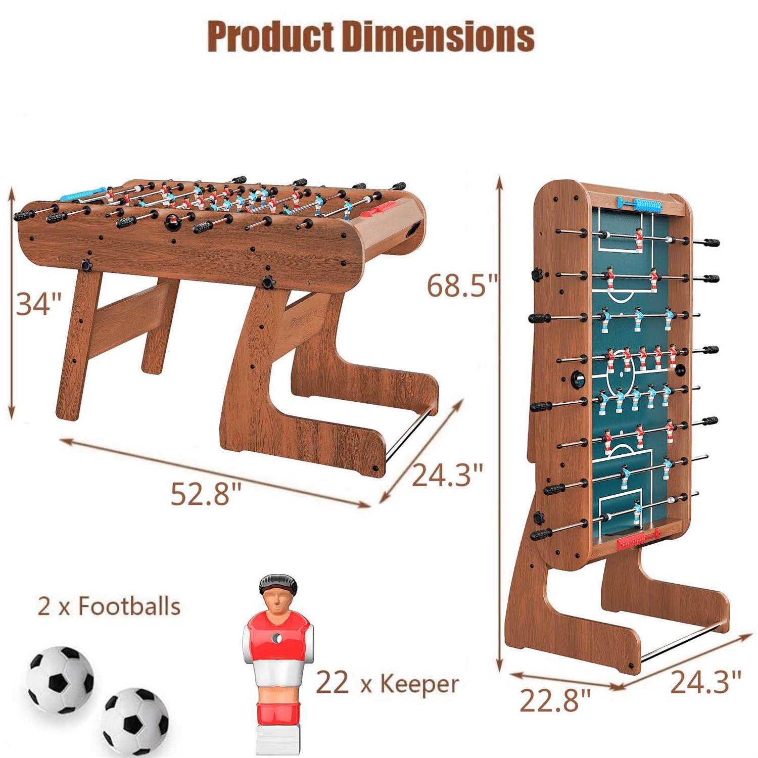 Fiziti 2-in-1 Multi Game Table - Image 4