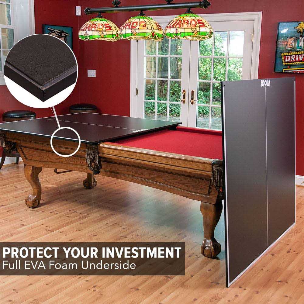 Joola Conversion Table Tennis Top with Foam Backing and Net Set - Image 3