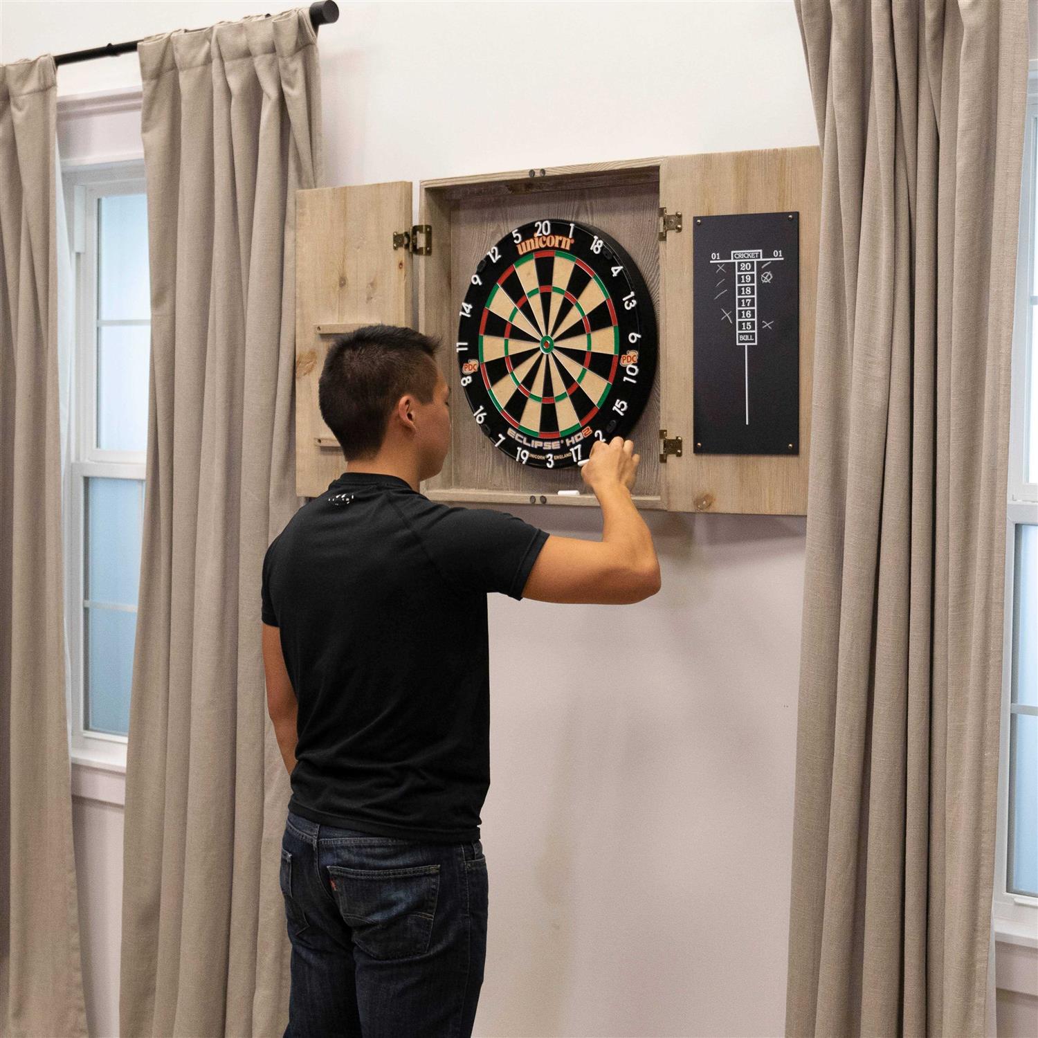 American Legend Barnwood Dartboard Cabinet AL6000W - Image 3