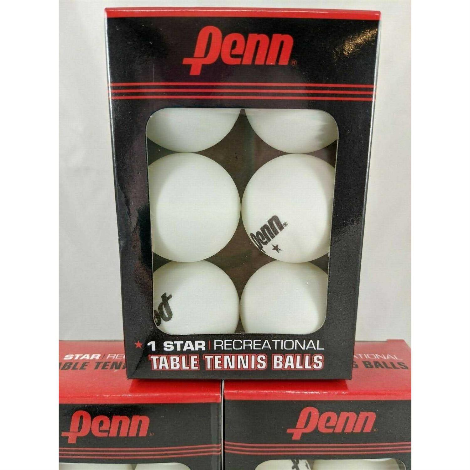 Penn 40mm 1-Star White Table Tennis Balls - Image 4