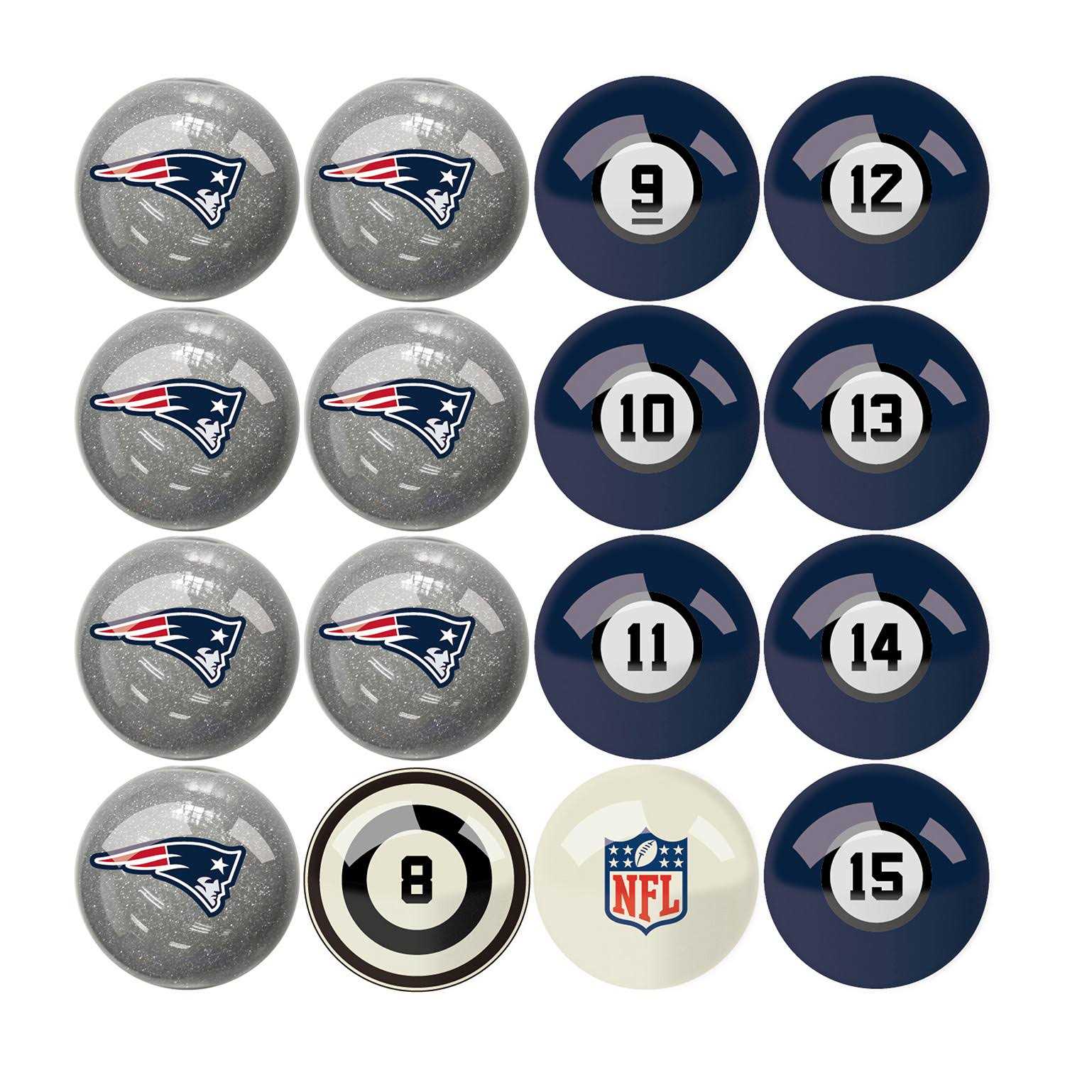 New England Patriots Billiard Ball Set - Image 4