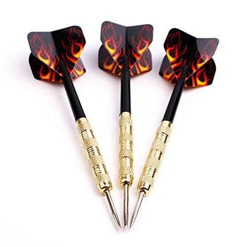 Maxmau Steel Tip Darts Set,Professional Darts Metal Tip,Metal Darts for Dartboard,18 pcs - Image 4