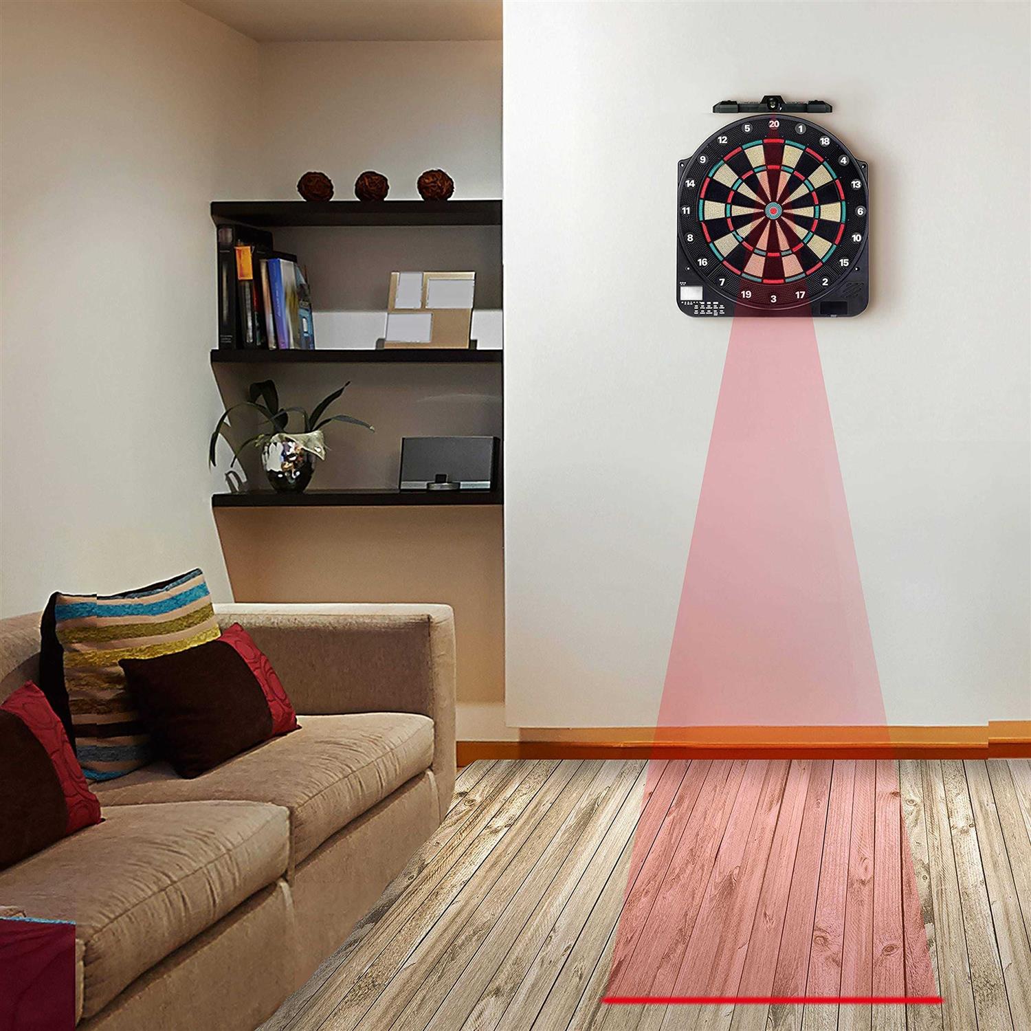 IgnatGames Laser Toe Line Marker 2 in 1 Adjustable Laser Throw Line and LED Lights for Bristle or Electronic Dart Board - Image 4