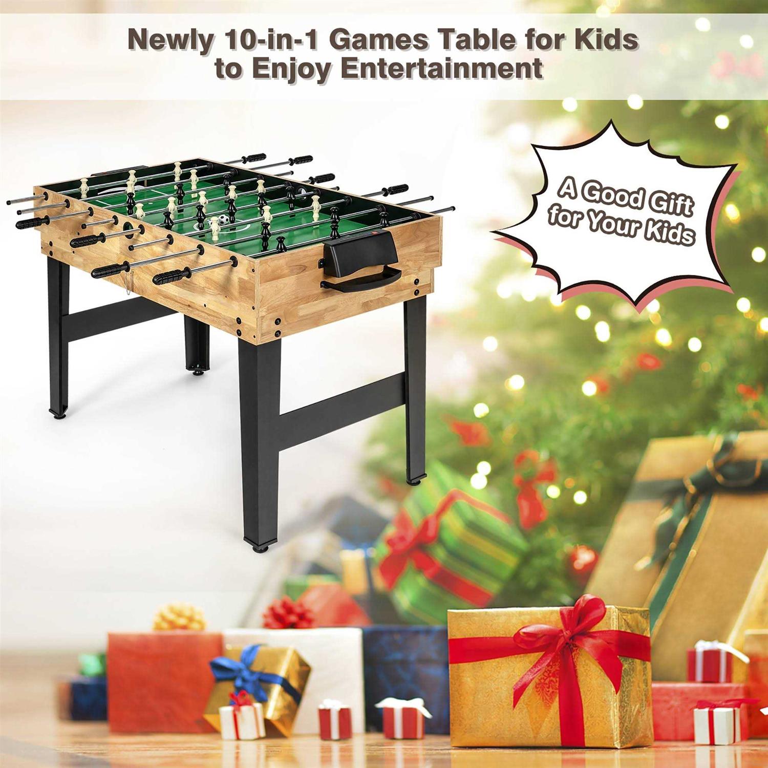 Costway 10-in-1 Combo Game Table Set - Image 3