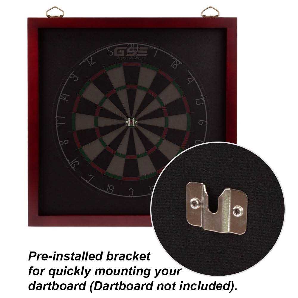 Dartboard Backboard with Wood Frame and Felt. Wall Protector for Dart Board Surround GSE Games & Sports Expert - Image 4