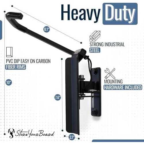 Alternative view of StoreYourBoard Swivel Bike Wall Rack