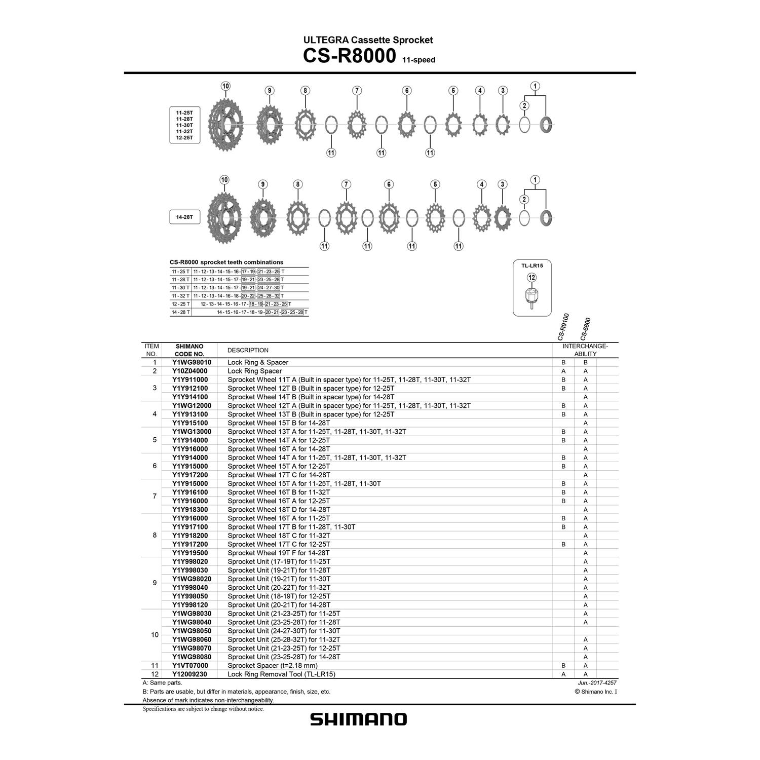 Shimano CS-R8000 Ultegra 11 Speed Cassette - Image 3