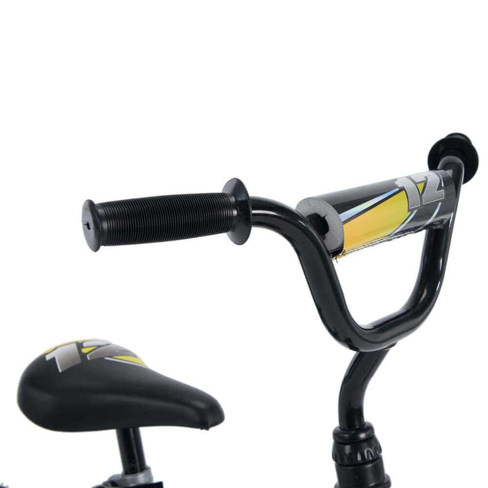 Huffy 12 in. Rock It Boy Kids Bike, Silver Matte and Lime - Image 4