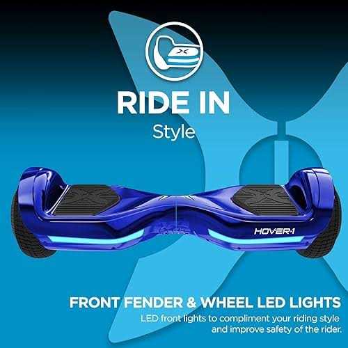 Hover-1 Allstar UL Certified Electric Hoverboard w/ 6.5in LED Wheels - Image 5