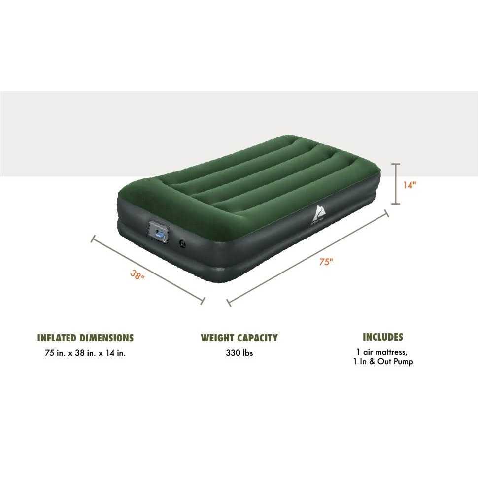 Ozark Trail Tritech Air Mattress with In & Out Pump - Image 4