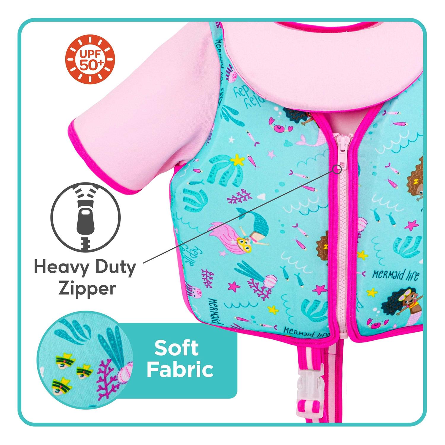 Alternative view of Swimschool Swim Vest for Kids with Collar