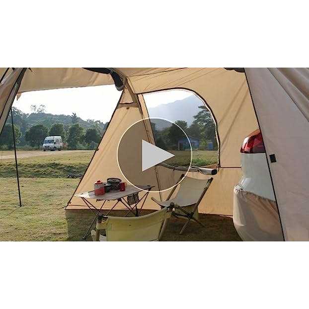 Kampkeeper SUV Car Tent Tailgate Shade Awning Tent for Camping - Image 2