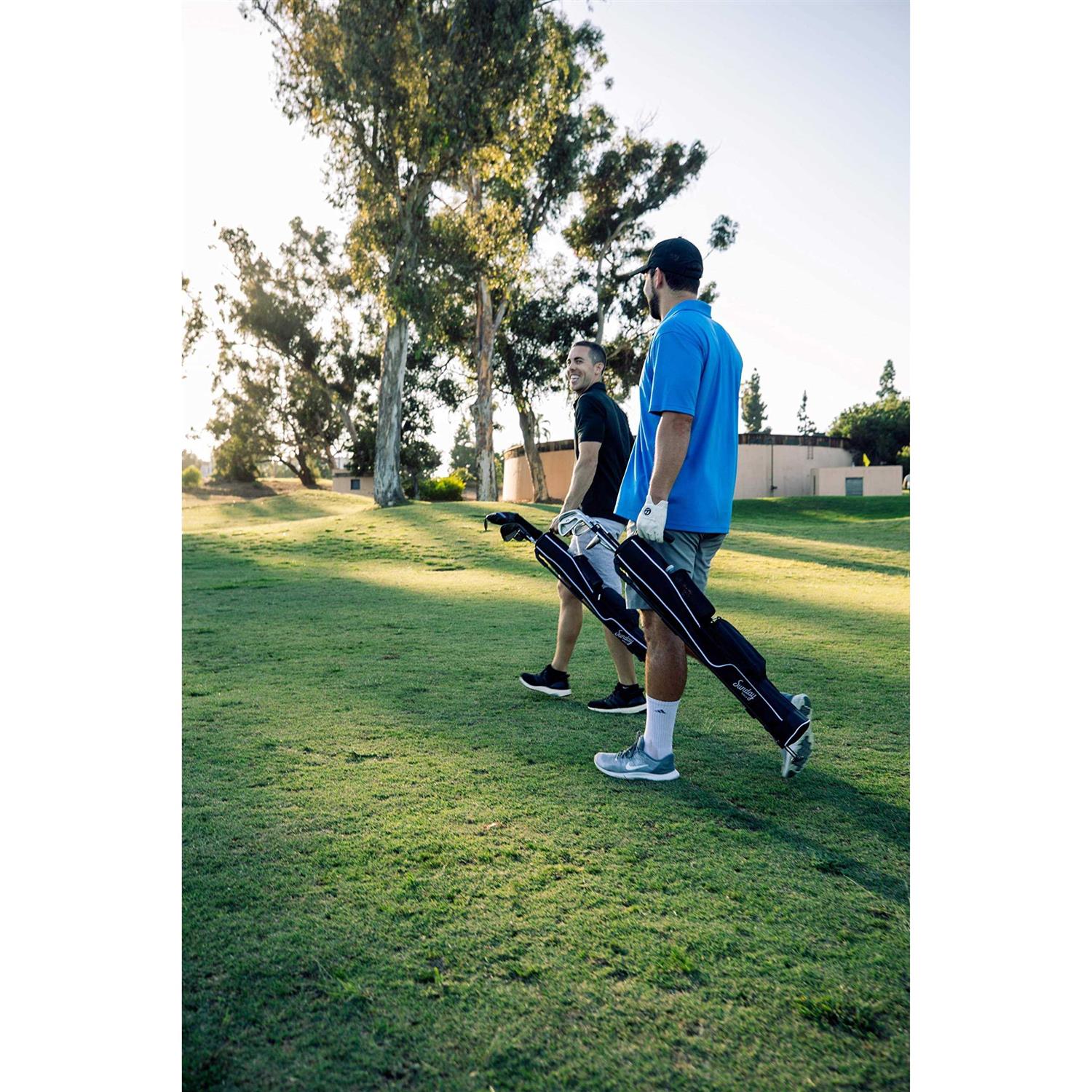 Alternative view of Sunday Golf Lightweight Sunday Golf Bag with Strap and Stand Easy to Carry and Durable Pitch n Putt Golf Bag