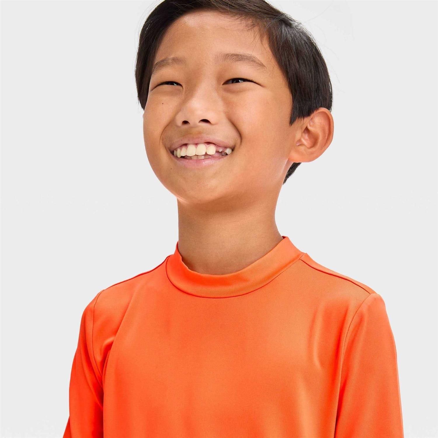 Alternative view of Boys' Cat & Jack Long Sleeve Solid Rash Guard Top