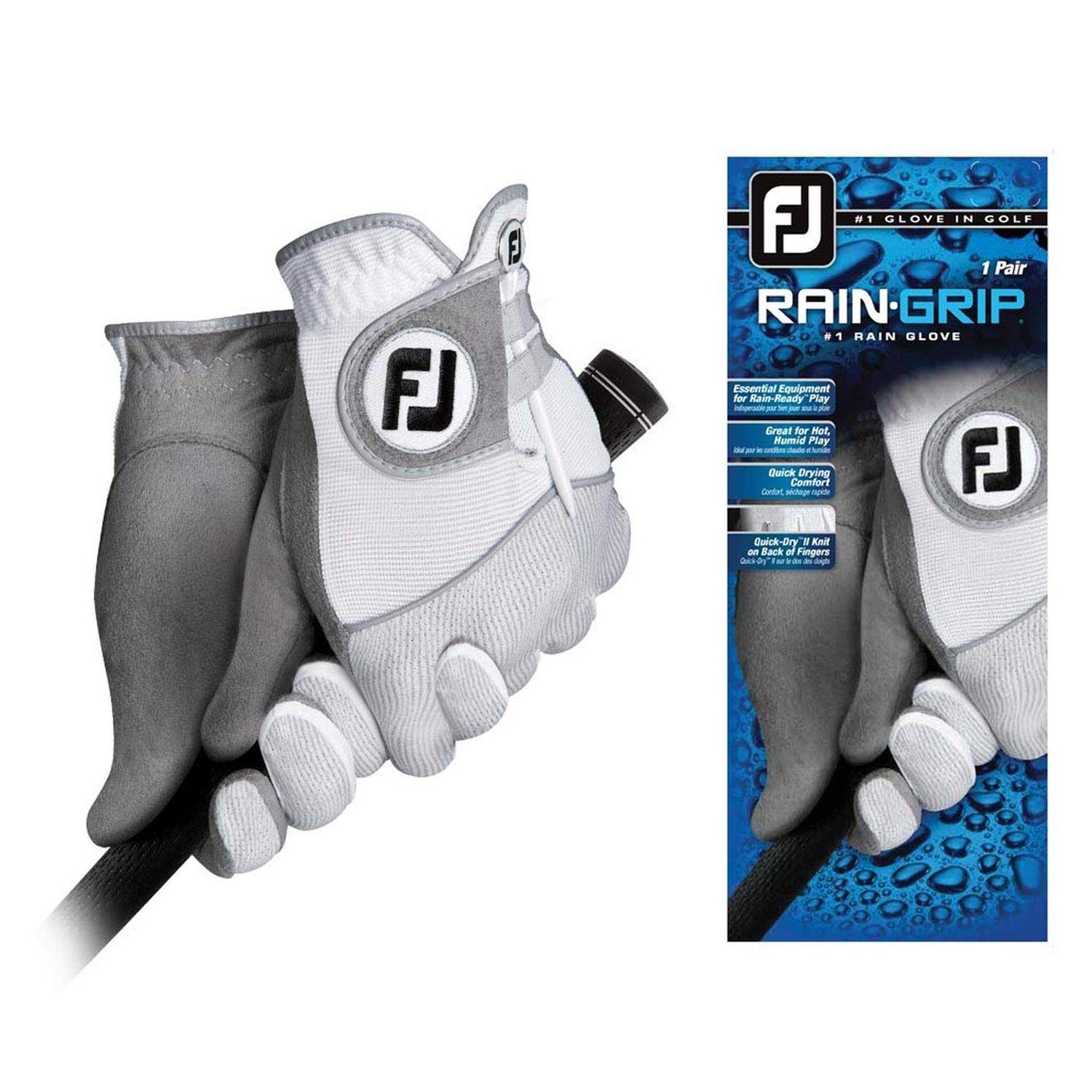 Men's FootJoy RainGrip Pair Golf Gloves - Image 4