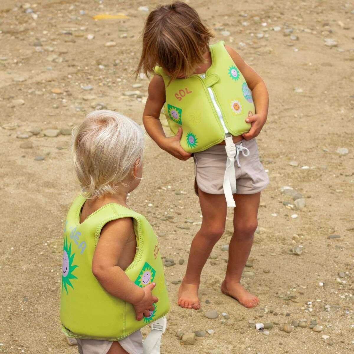 Alternative view of Sunnylife Kids Smiley World Flotation Vest