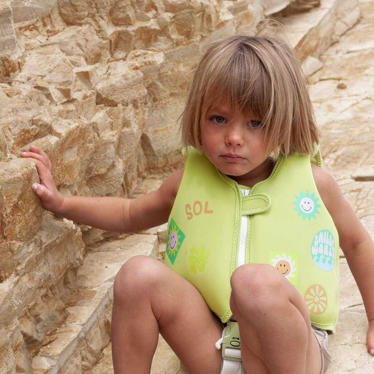 Sunnylife Kids Smiley World Flotation Vest - Image 5