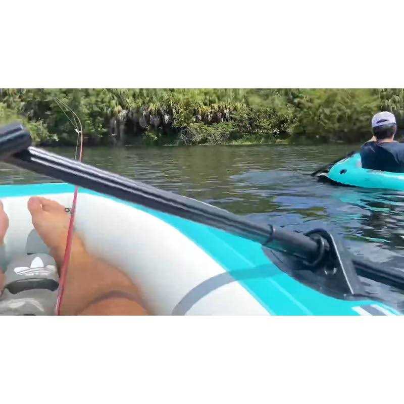 Ozark Trail 77 in. x 40 in. 2 Person Inflatable PVC Raft - Image 4