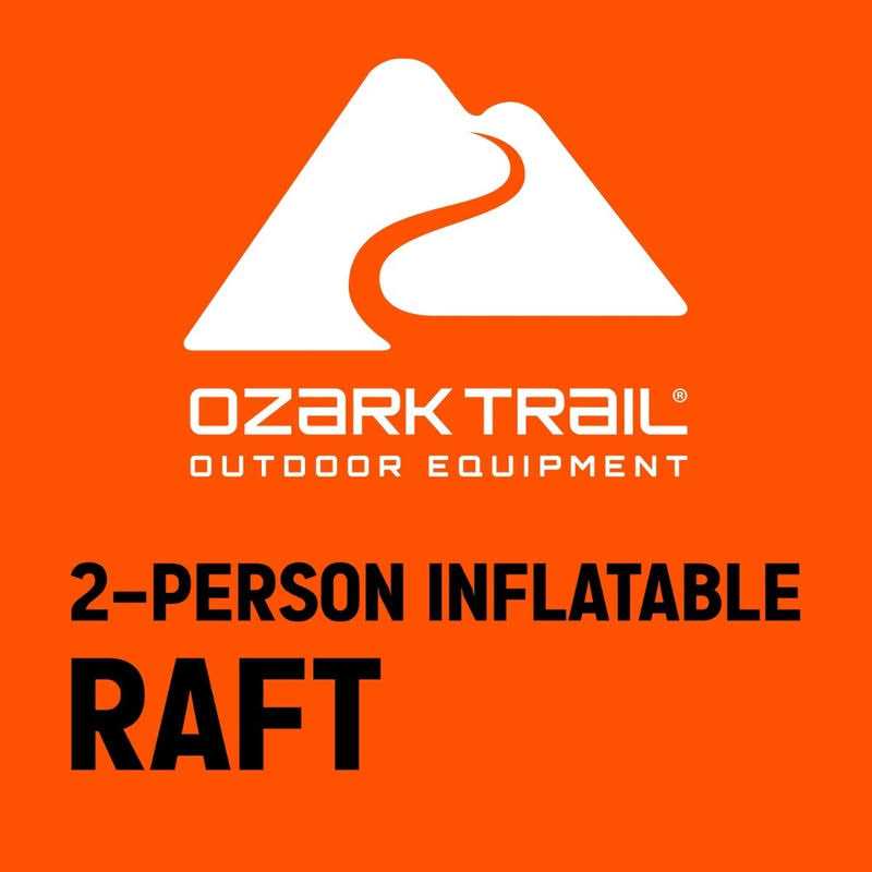 Ozark Trail 77 in. x 40 in. 2 Person Inflatable PVC Raft - Image 5