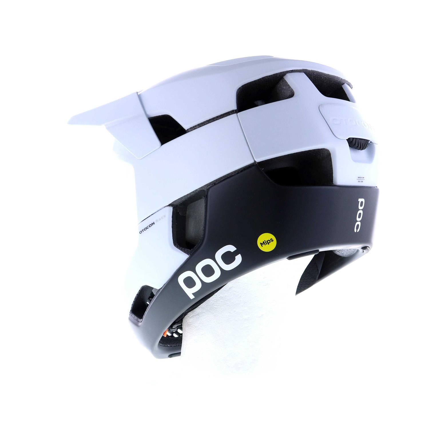 POC Helmet Otocon Race MIPS Black White - Image 4