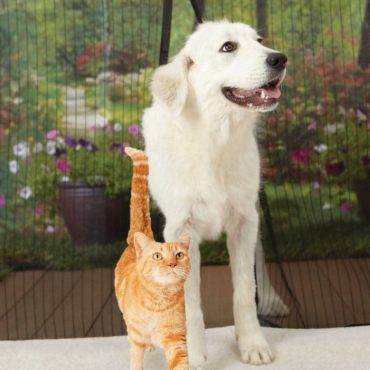 Magic Mesh Garage Hands-Free Screen Door - Image 2