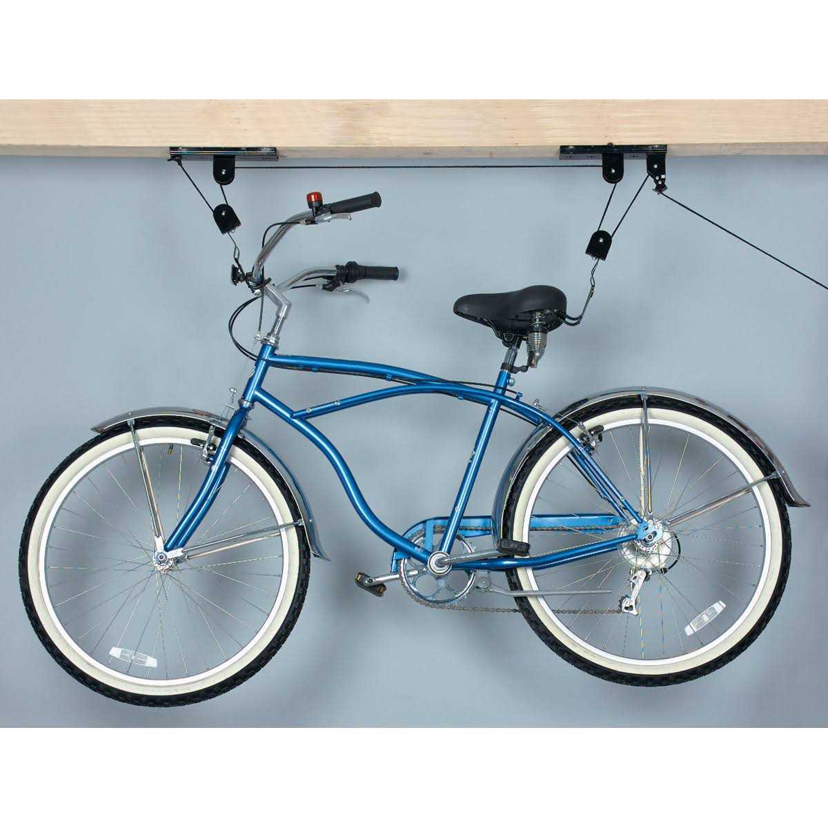 Harbor Freight Tools Garage Ceiling Lift Hoist Storage System for Bicycle - Image 5