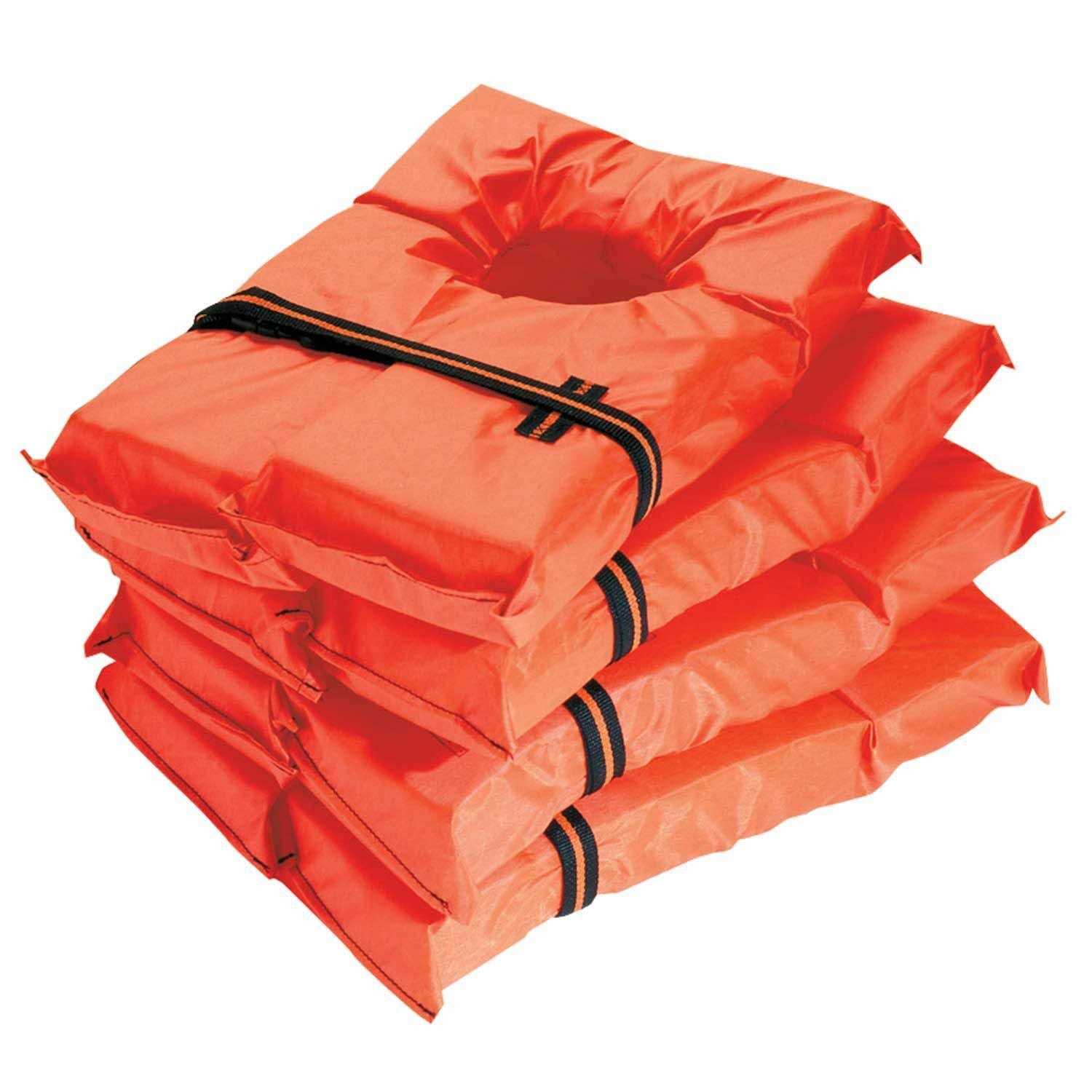 Kent 4-Pack of Adult Type II Vests in Stowage Bag - Image 3