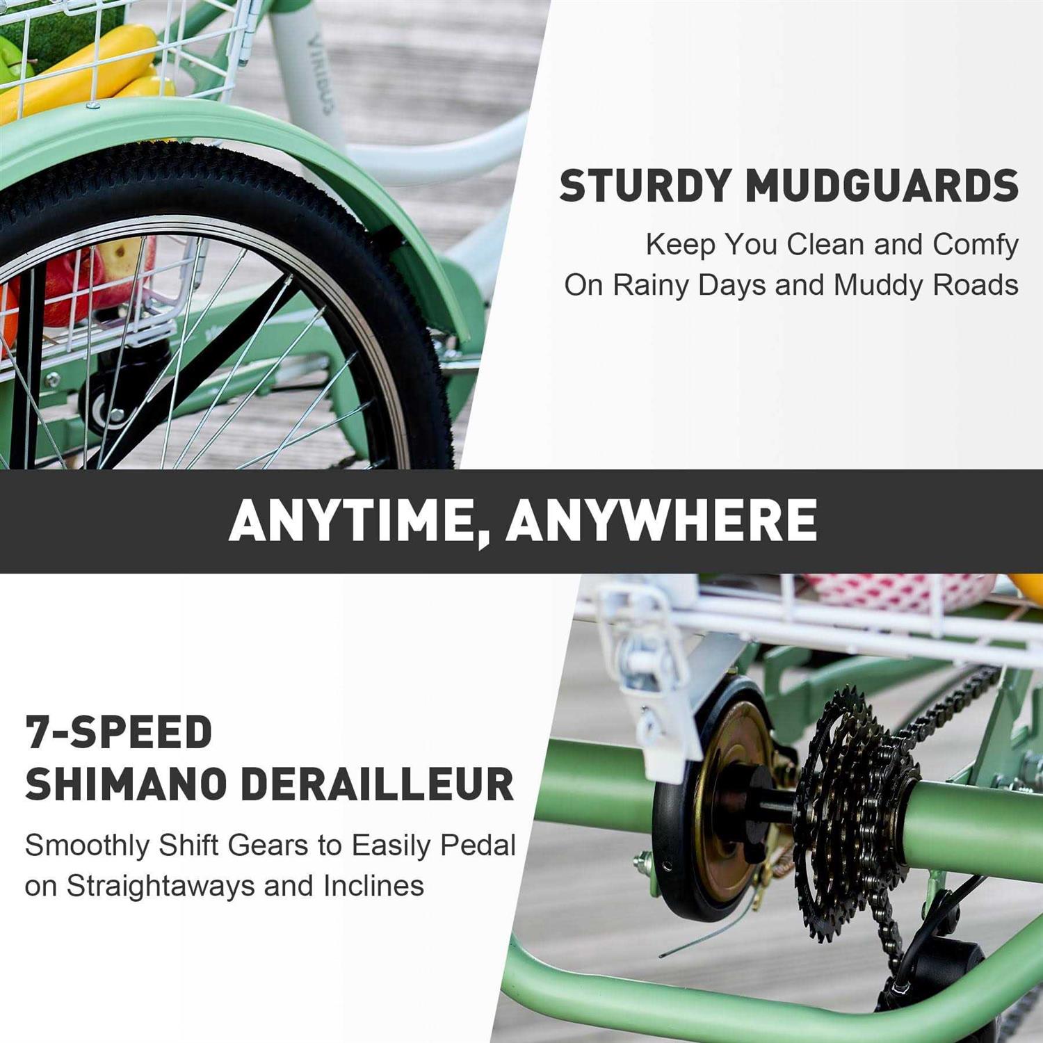 Viribus Tricycle 7 Speed Bike - Image 4