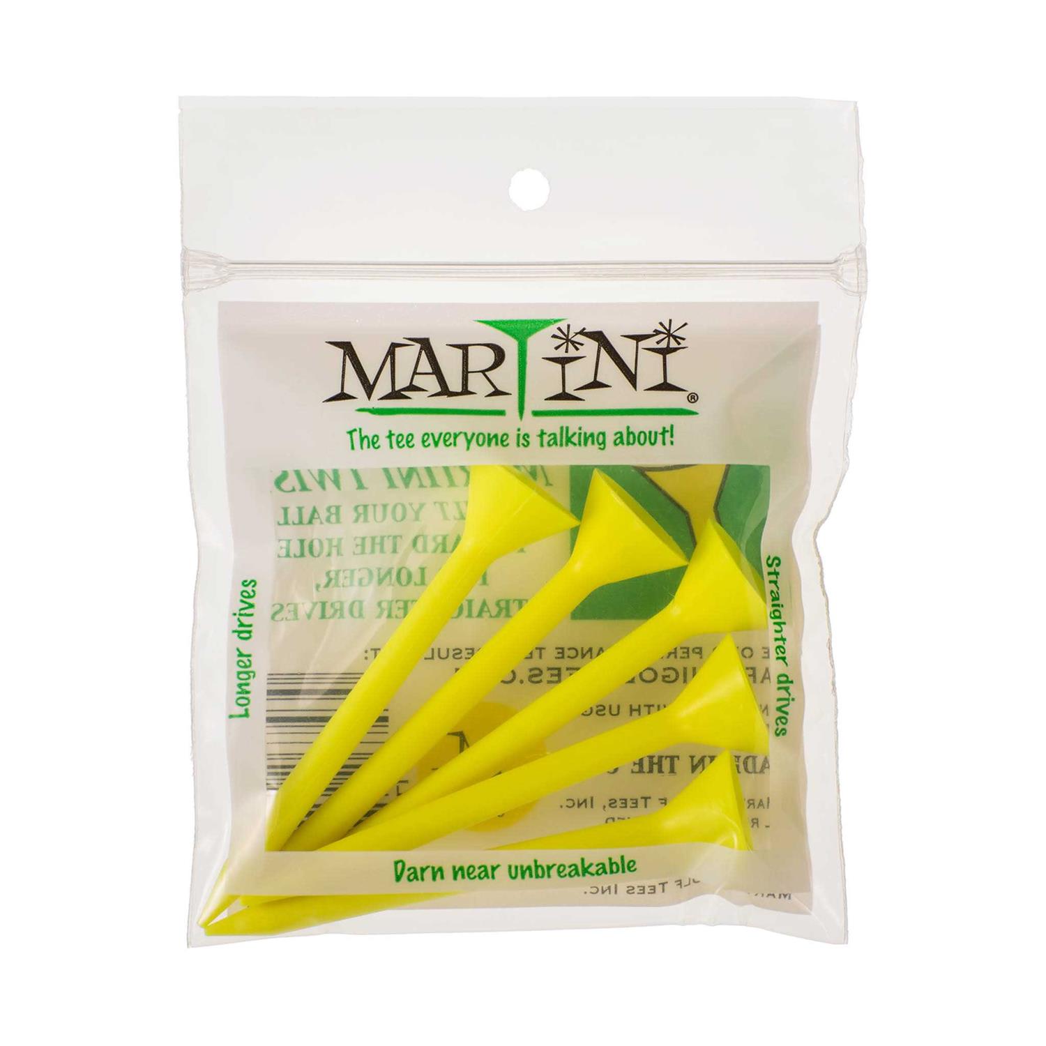 Martini Golf Tees DMT007 Durable Plastic Step-Up Tees 5 Pack, Assorted Colors - Image 3
