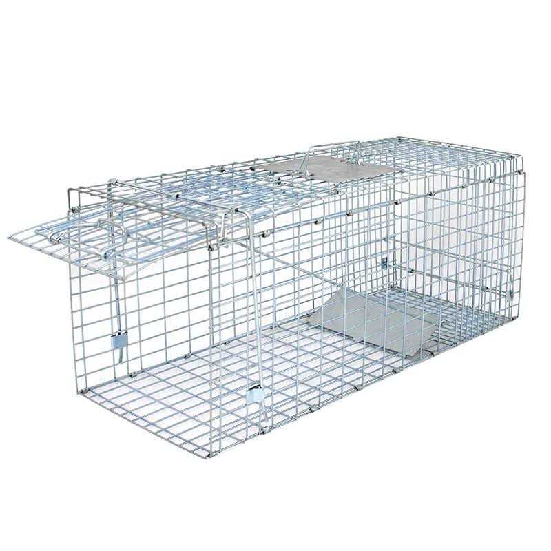Homgarden Humane Live Animal Cage Trap 32inch Steel Catch Release Rodent Cage For Rabbits - Image 2