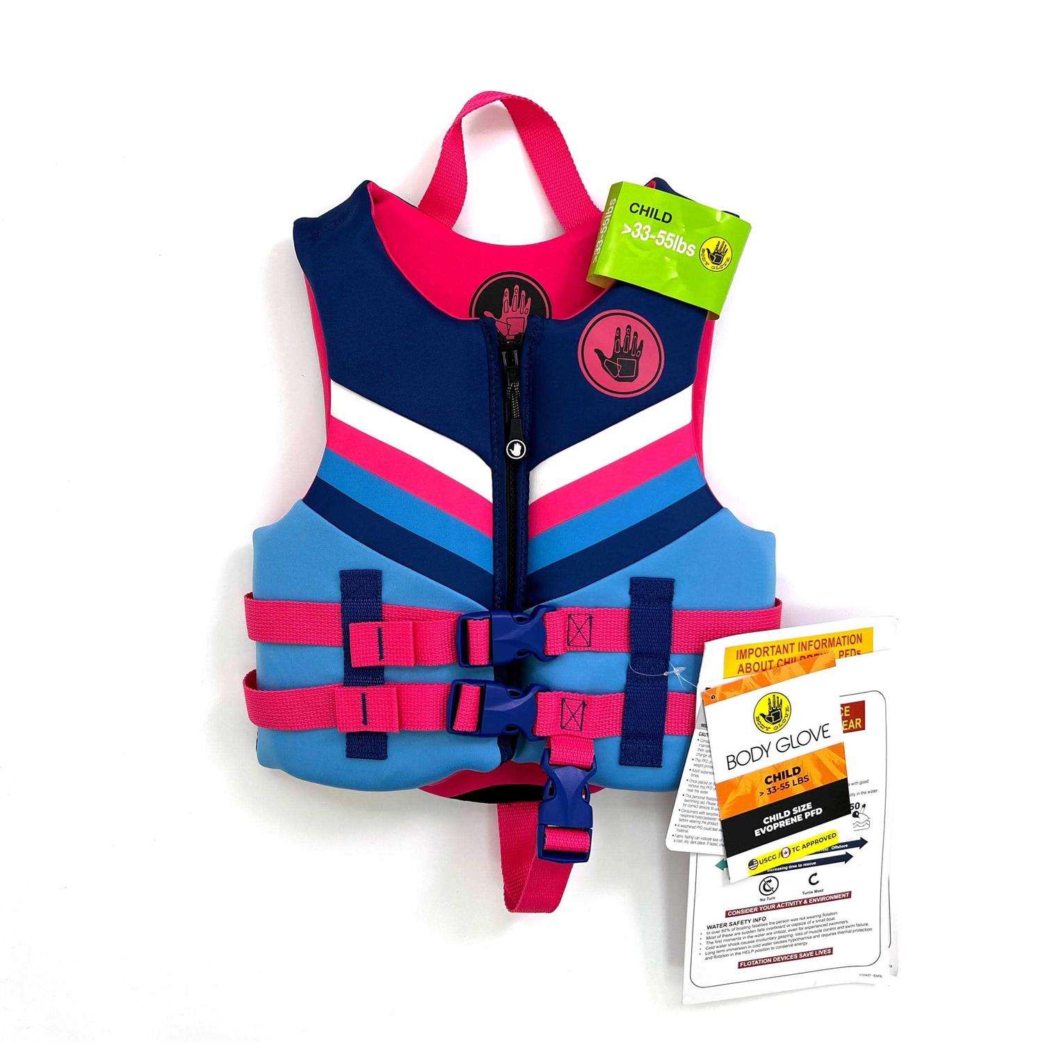 Body Glove Child Girl Evoprene PFD