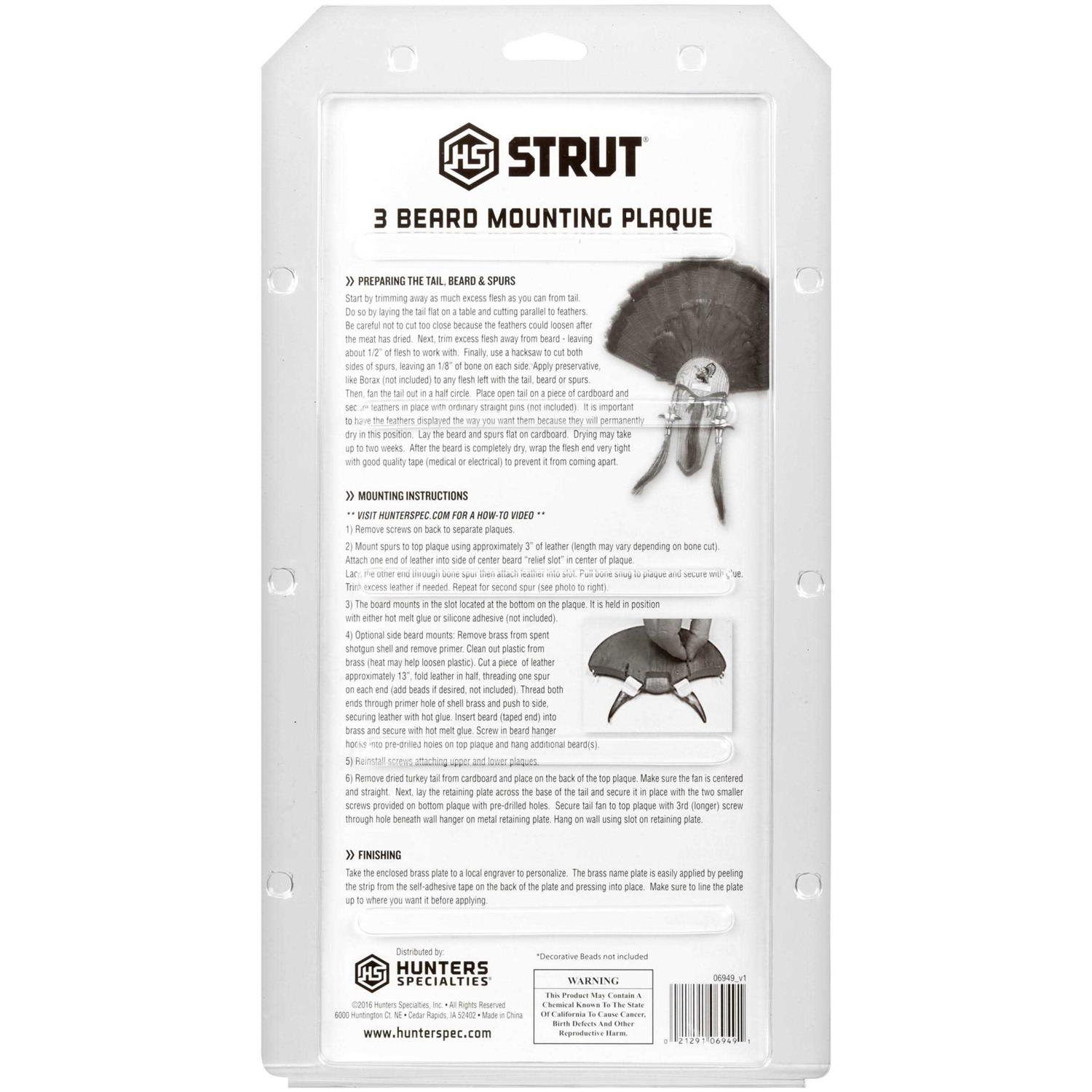 Hs Strut Mounting Plaque Three Beard - Image 4