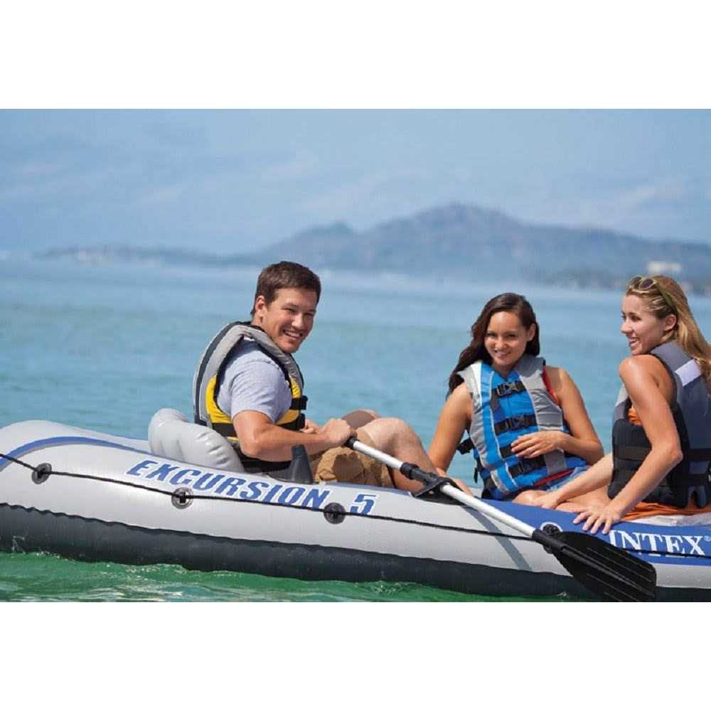 Intex Excursion 5 Person Inflatable Raft - Image 5