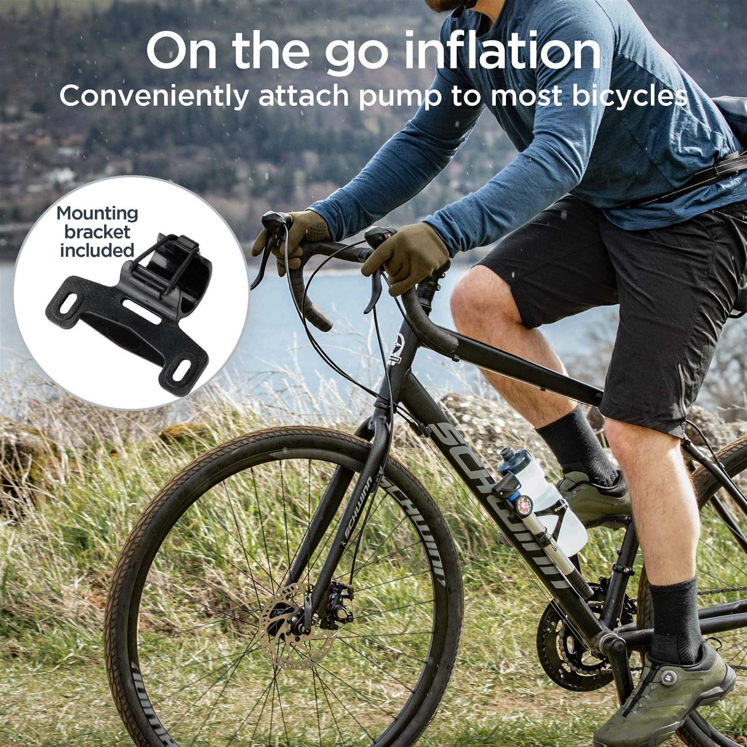 Schwinn Air Sport Plus Gauge Frame Pump - Image 2