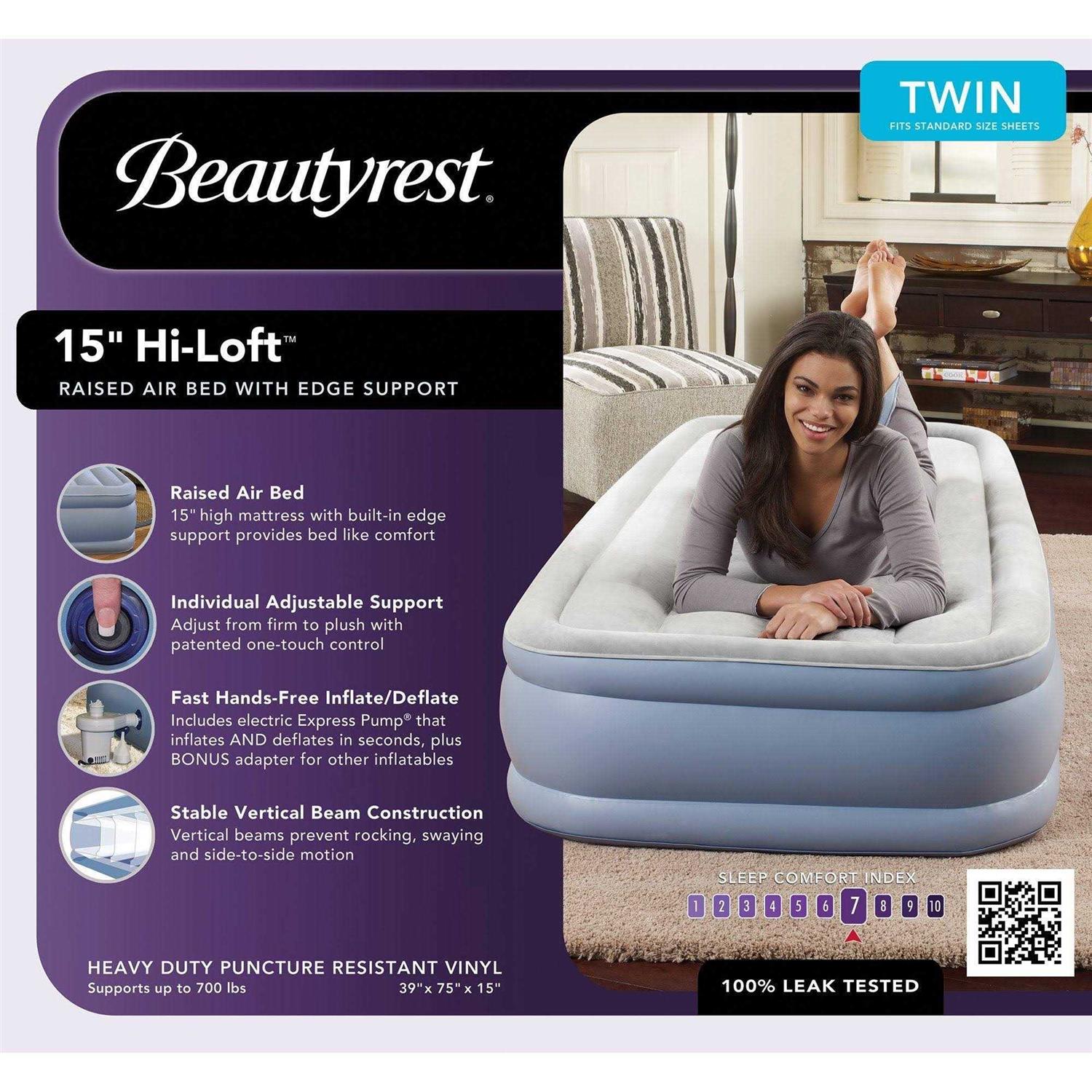 Beautyrest Hi Loft Air Mattress with Pump - Image 3