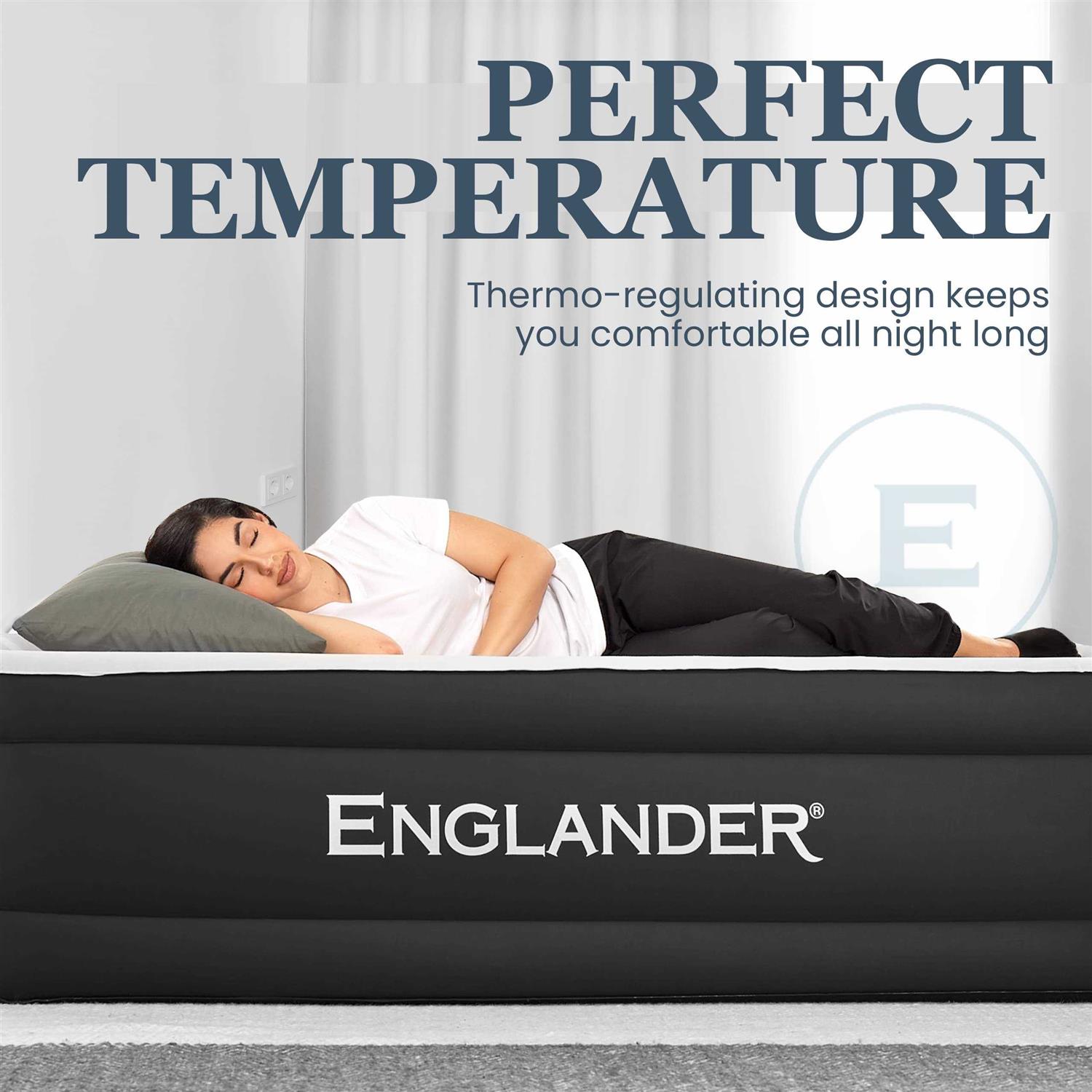 Englander Air Mattress with Built in Pump - Image 3