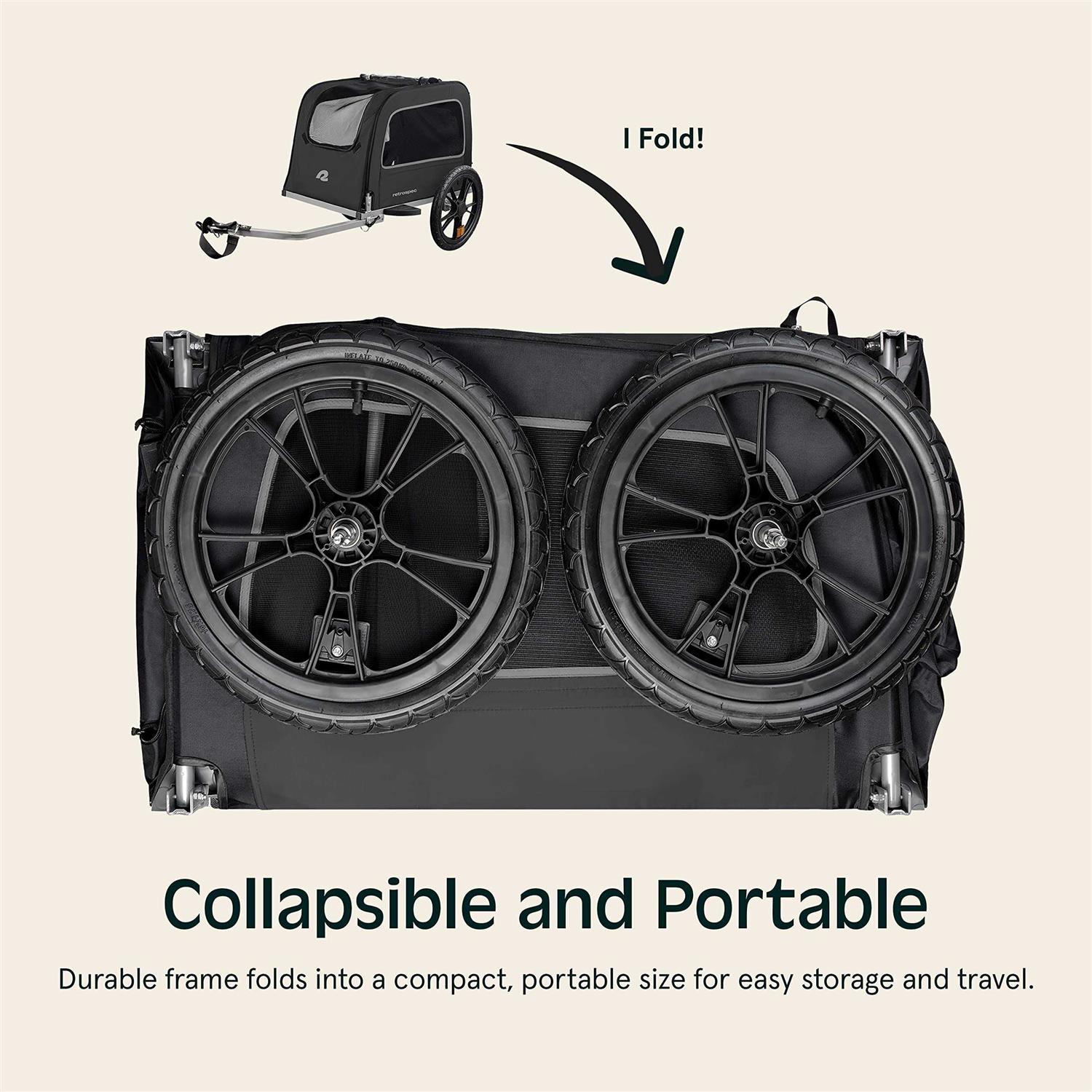 Retrospec Rover Waggin Pet Bike Trailer - Image 4