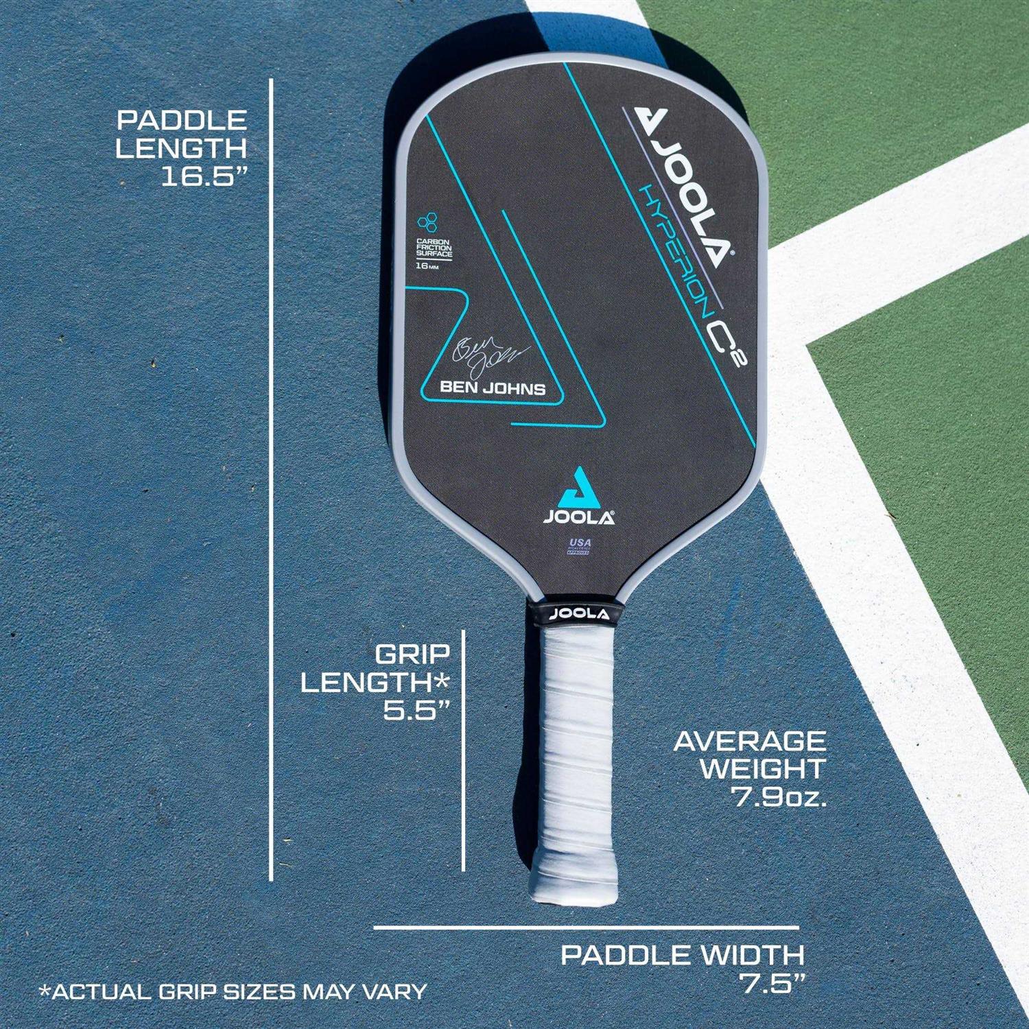 JOOLA Ben Johns Hyperion C2 CFS Pickleball Paddle - Image 5
