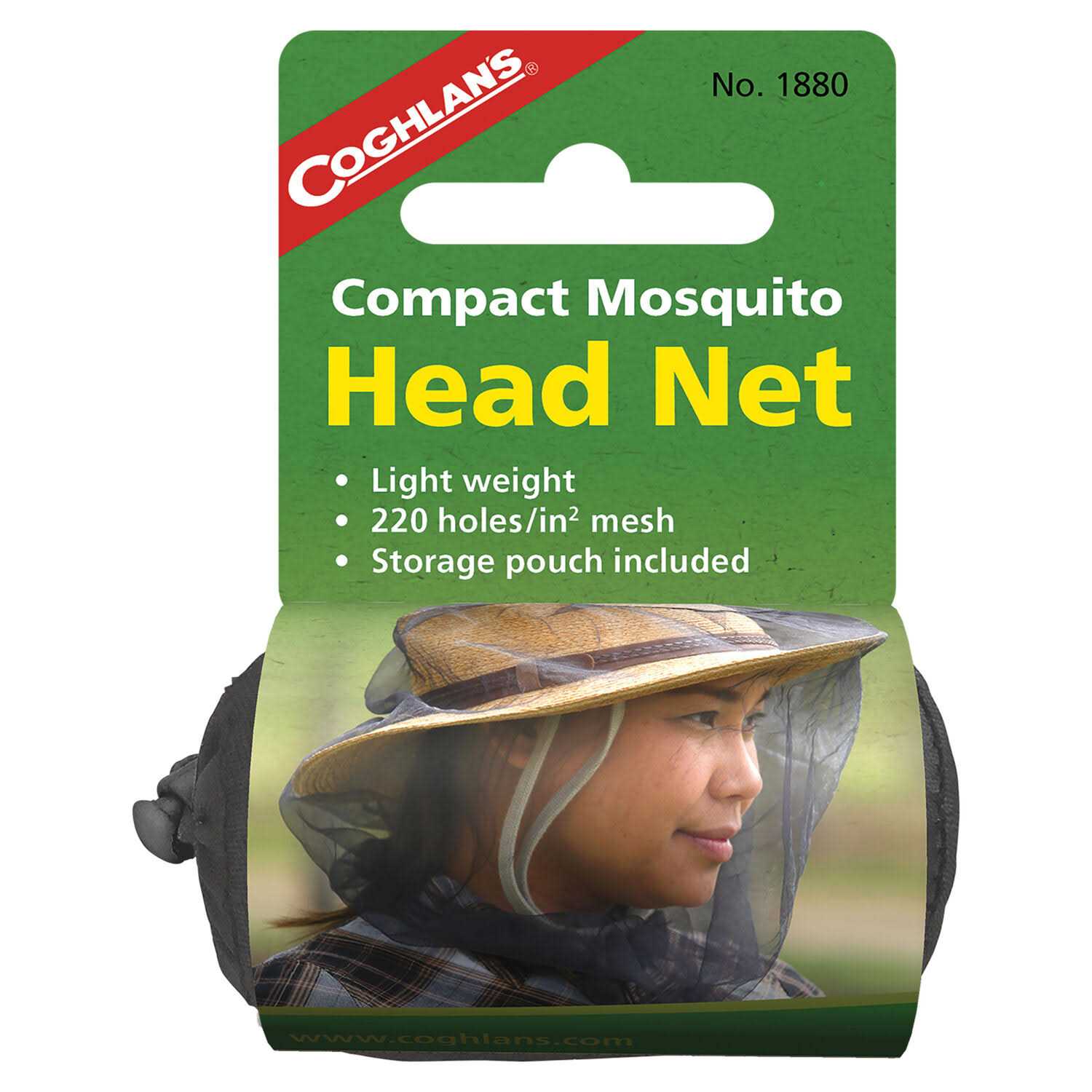 Coghlans Black Mosquito Head Net - Image 3