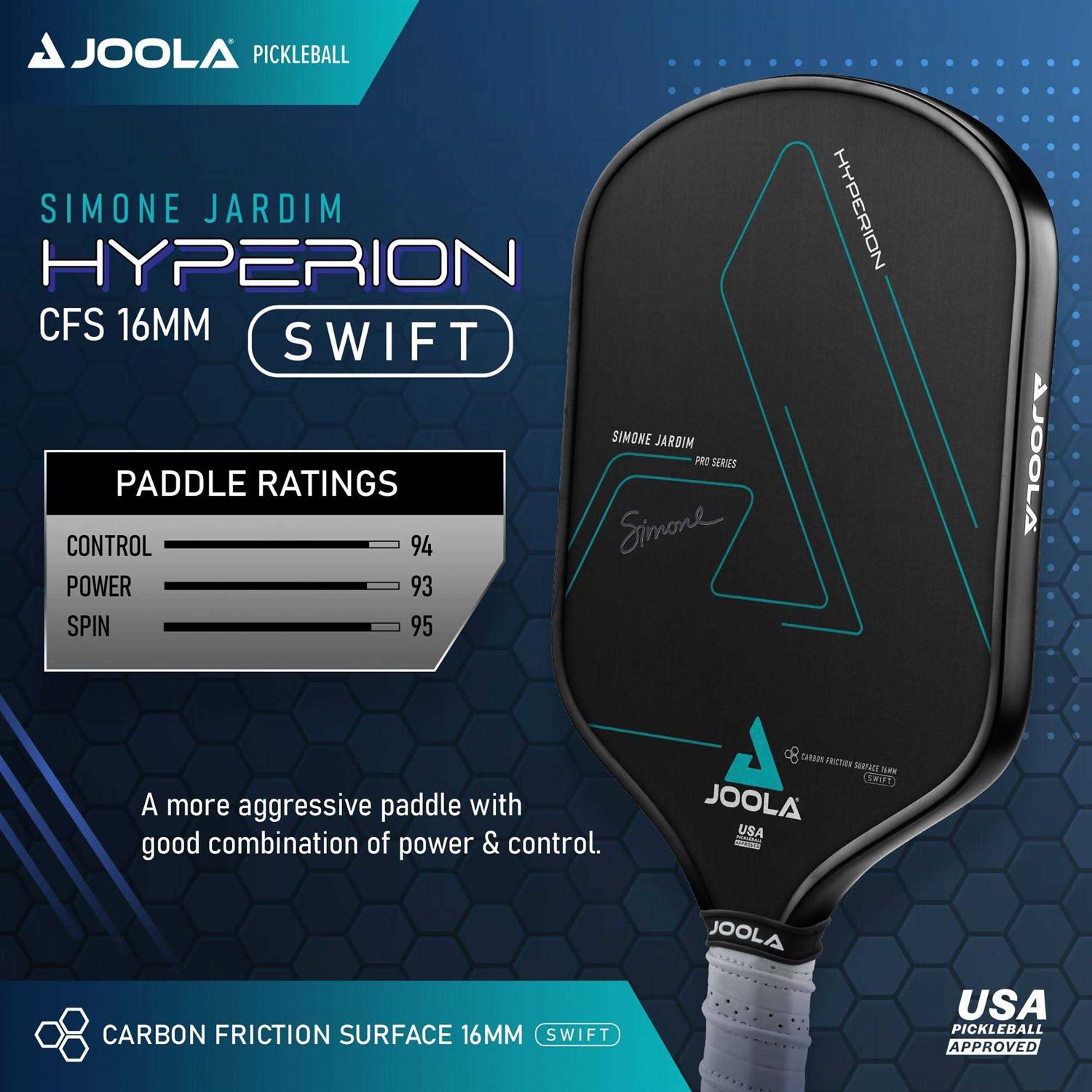 JOOLA Pickleball Paddle Simone Jardim Hyperion CFS - Image 4